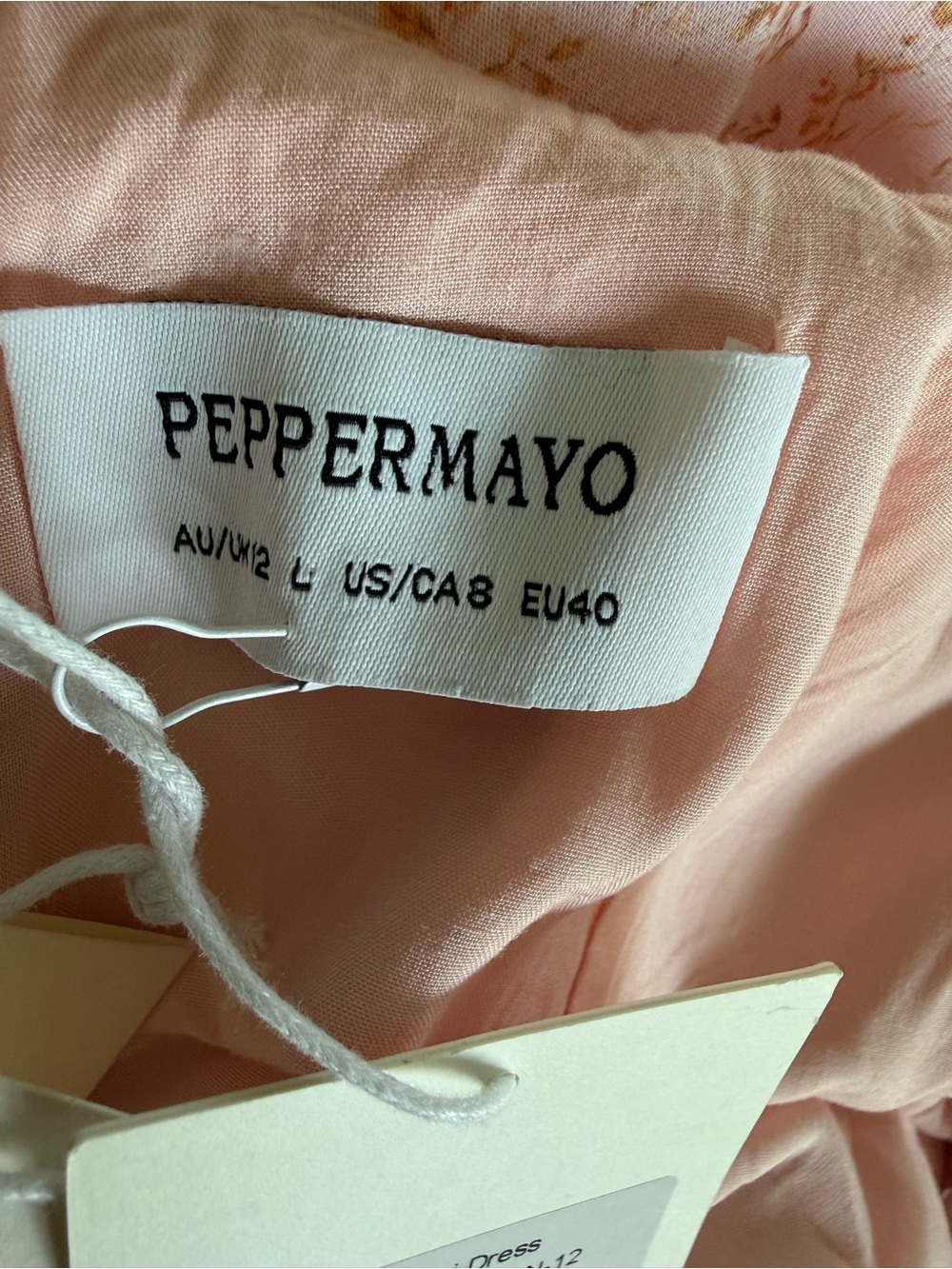 Peppermayo Britney Maxi Dress - Pink Ditsy Floral NWT - Picture 10 of 14